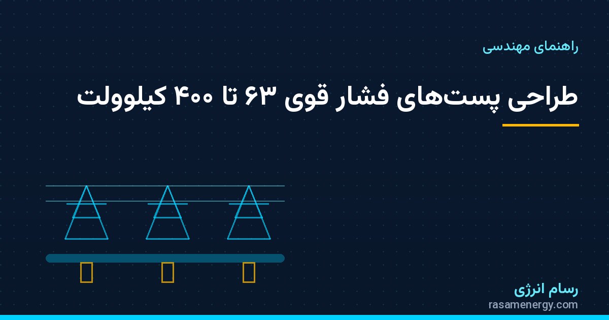 طراحی پست‌های فشار قوی ۶۳ تا ۴۰۰ کیلوولت؛ از مطالعات اولیه تا راه‌اندازی - مقاله تخصصی شرکت مهندسی توسعه زیرساخت رسام انرژی